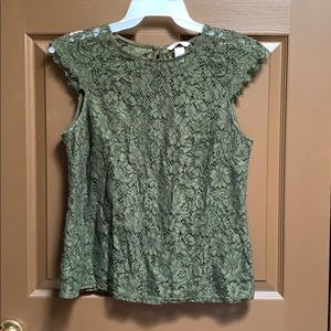 H&M green top